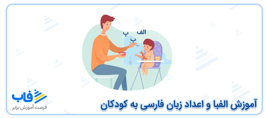 آموزش الفبا و اعداد زبان فارسی به کودکان